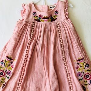 2pc artisan NY embroidered dress and bloomers